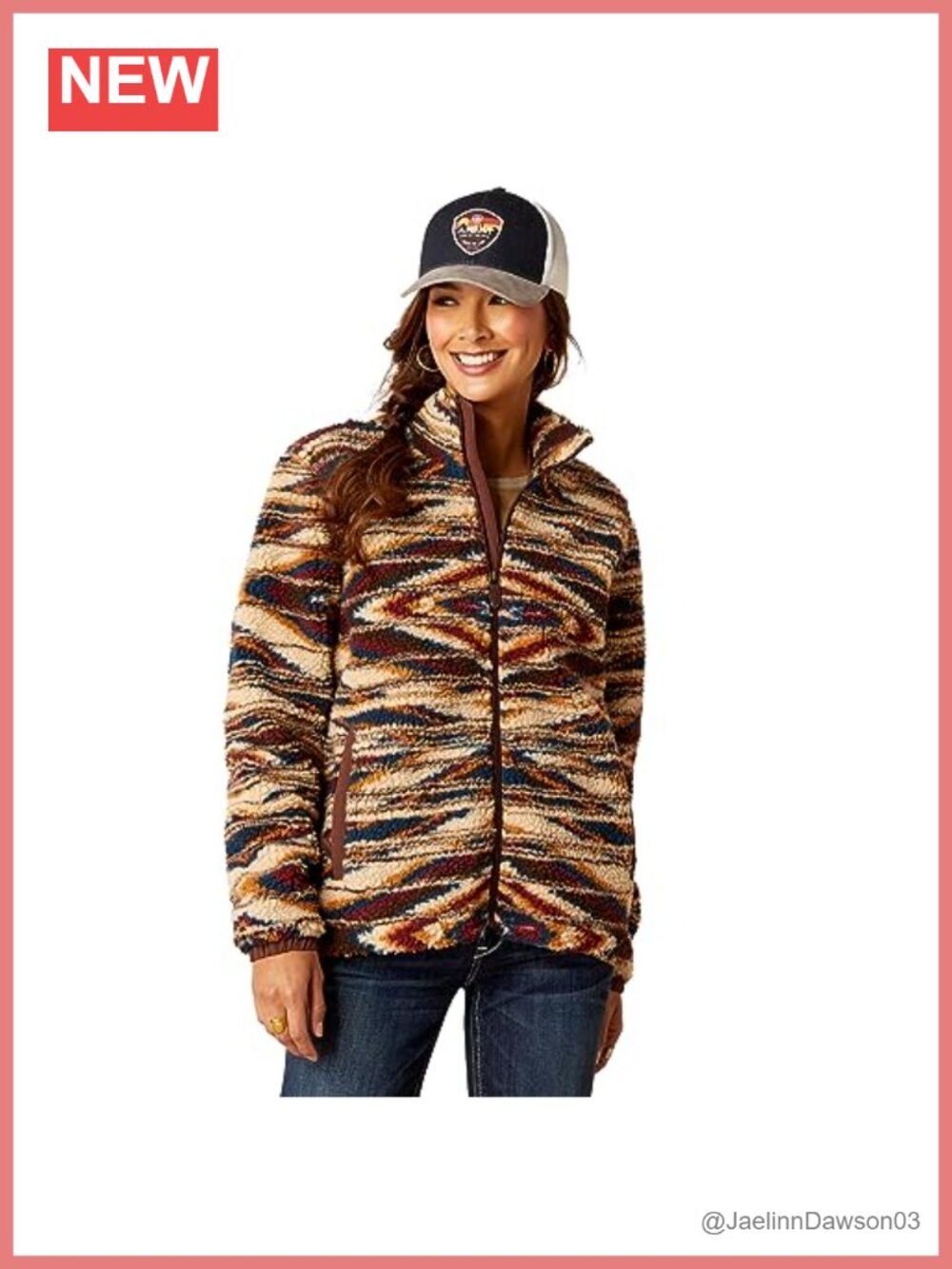 Chimayo Fleece Jacket Aviator Shawl Collar